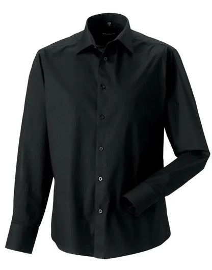 Russell Collection Mens LS Stretch Shirt 946M - - Customisable Shirts
