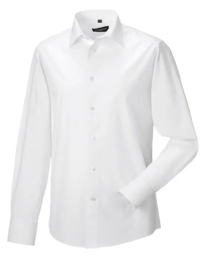 Russell Collection Mens LS Stretch Shirt 946M - - Customisable Shirts
