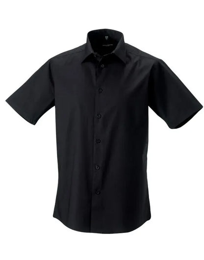 Russell Collection Mens SS Stretch Shirt 947M - - Customisable Shirts