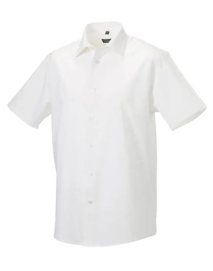 Russell Collection Mens SS Stretch Shirt 947M - - Customisable Shirts