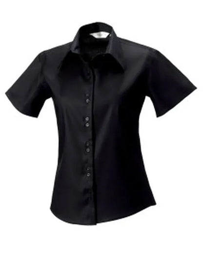 Russell Collection Lady SS NonIron Shirt 957F - - Customisable Shirts