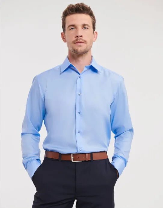 Russell Collection Men LS Tailor NonIron 958M - - Customisable Shirts