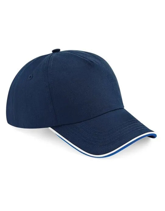 Beechfield Authentic 5 Panel Piped Peak B25C - - Customisable Caps