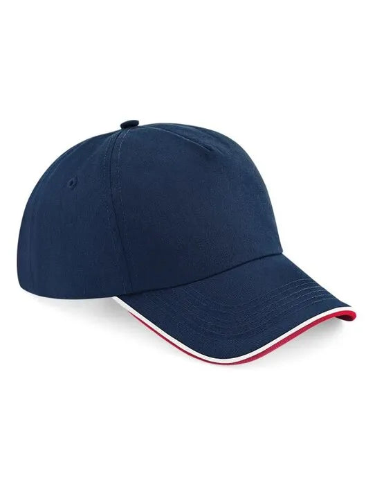 Beechfield Authentic 5 Panel Piped Peak B25C - - Customisable Caps