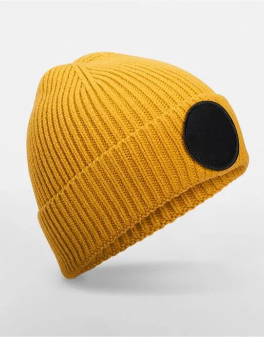Beechfield Circular Fashion Patch Beanie B332R - - Customisable Beanies