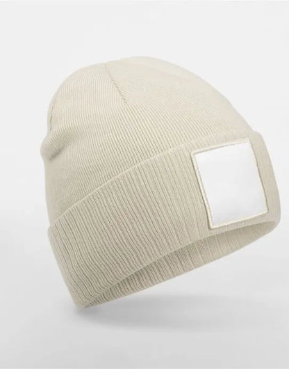 Beechfield Appliqu√© Patch Beanie B337R - - Customisable Beanies
