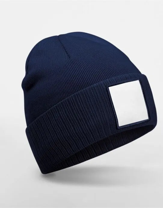 Beechfield Appliqu√© Patch Beanie B337R - - Customisable Beanies