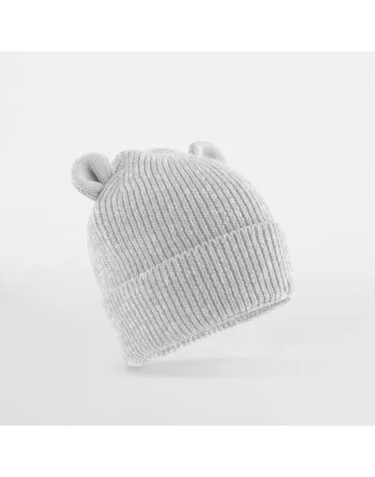 Organic Baby Bear Beanie - B340A - - Customisable Caps &amp; Hats Etc
