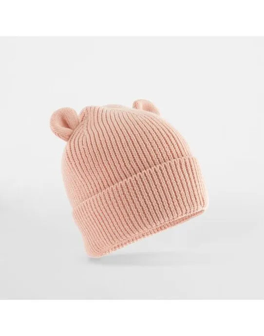 Organic Baby Bear Beanie - B340A - - Customisable Caps &amp; Hats Etc