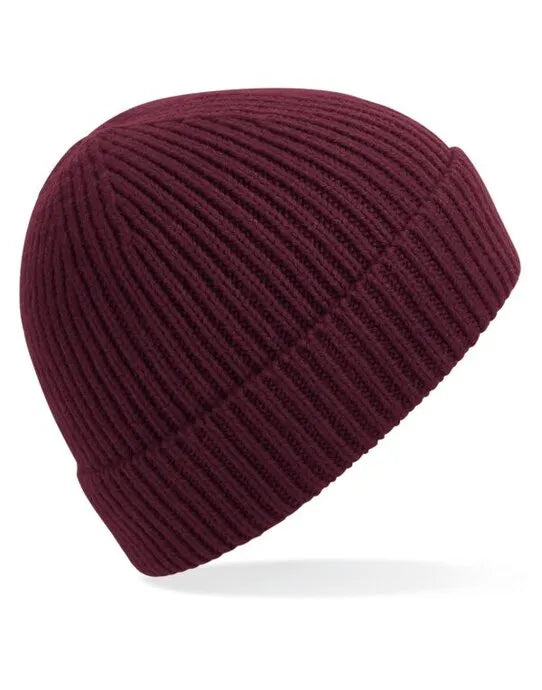 Beechfield Engineered Knit Ribbed Beanie B380 - - Customisable Beanies