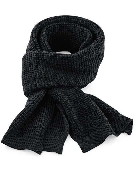 Beechfield Classic Waffle Knitt Scarf B424 - - Customisable Scarf