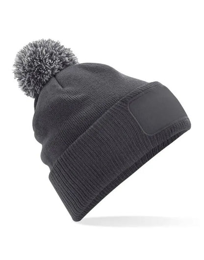 Beechfield Snowstar® Patch Beanie – B443 - - Customisable Beanies