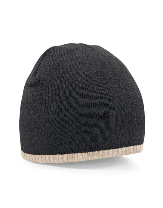 Beechfield Two-Tone Pull On Beanie B44C - - Customisable Beanies