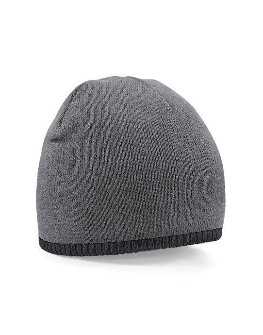 Beechfield Two-Tone Pull On Beanie B44C - - Customisable Beanies