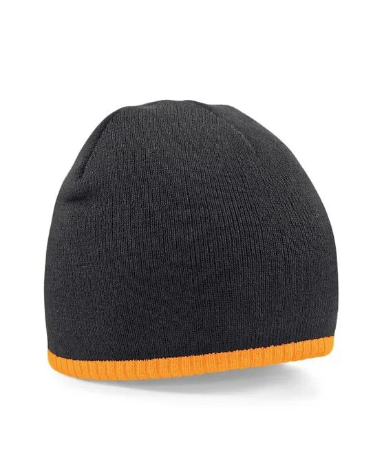 Beechfield Two-Tone Pull On Beanie B44C - - Customisable Beanies