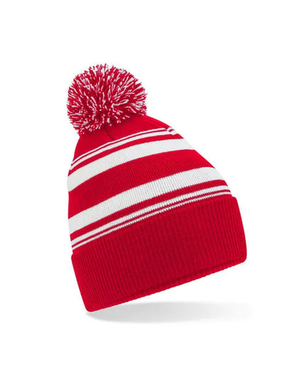 Beechfield Striped Fan Beanie B473R - - Customisable Beanies