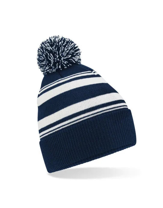 Beechfield Striped Fan Beanie B473R - - Customisable Beanies