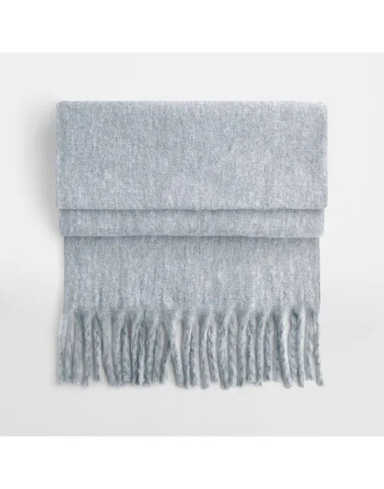 Fluffy Scarf - B496R - - Customisable Scarves And Neckwear