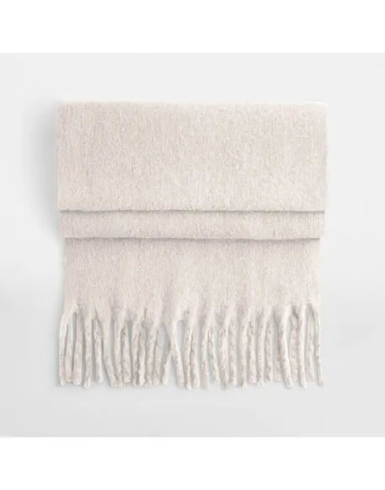 Fluffy Scarf - B496R - - Customisable Scarves And Neckwear