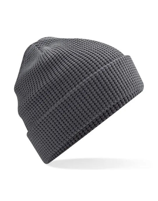 Beechfield Organic Cotton Waffle Beanie B52N - - Customisable Beanies