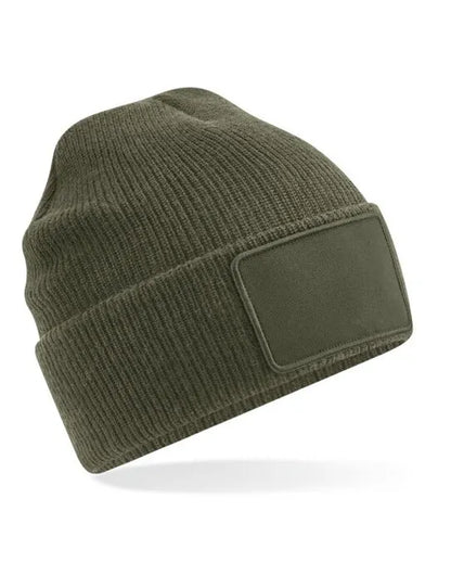 Beechfield Removable Patch Beanie B540 - - Customisable Beanies