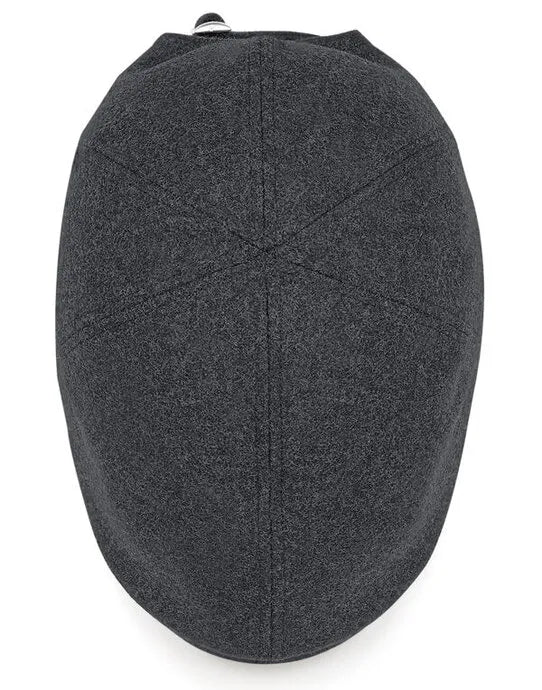 Beechfield Melton Wool Ivy Cap B623 - Charcoal Marl O S - Customisable Caps