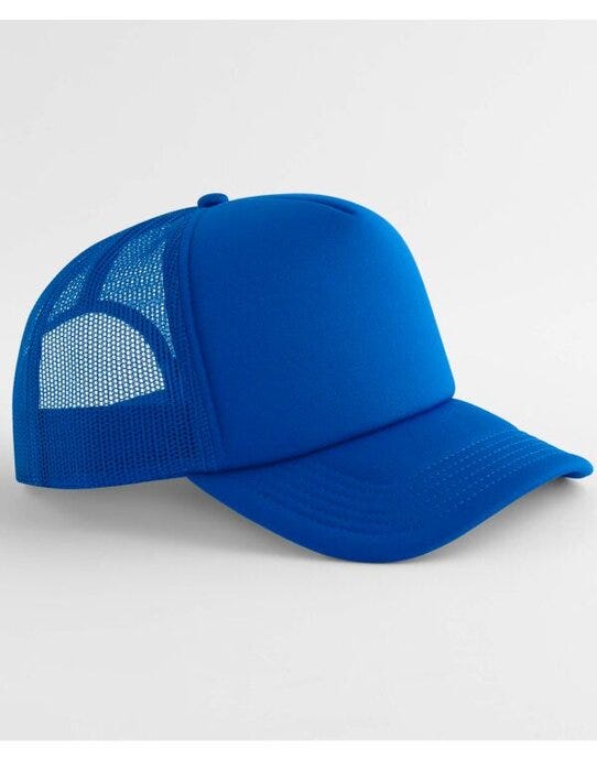 Beechfield Classic Foam Trucker - B634R - Bright Royal O S - Customisable Caps &amp; Hats Etc