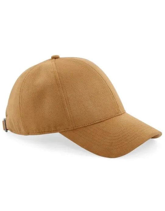 Beechfield Faux Suede 6 Panel Cap B656 - - Customisable Caps
