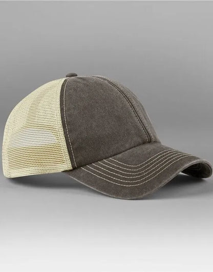 Beechfield 6 Panel Vintage Trucker B672 - - Customisable Hats