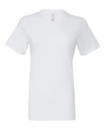 Bella Womens Relaxed Jersey S/S Tee BE6400 - White - Customisable