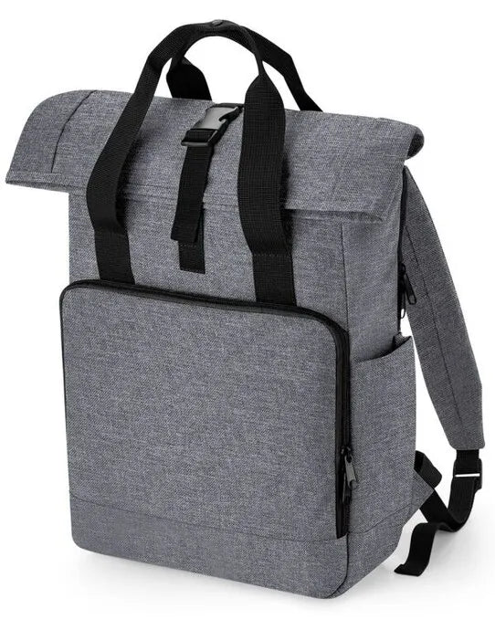 Bagbase Recycled Roll Top Backpack BG118L - - Customisable Bags