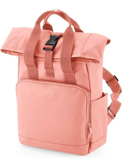 Bagbase Mini Recycled Roll Top Backpack BG118S - - Customisable Bags