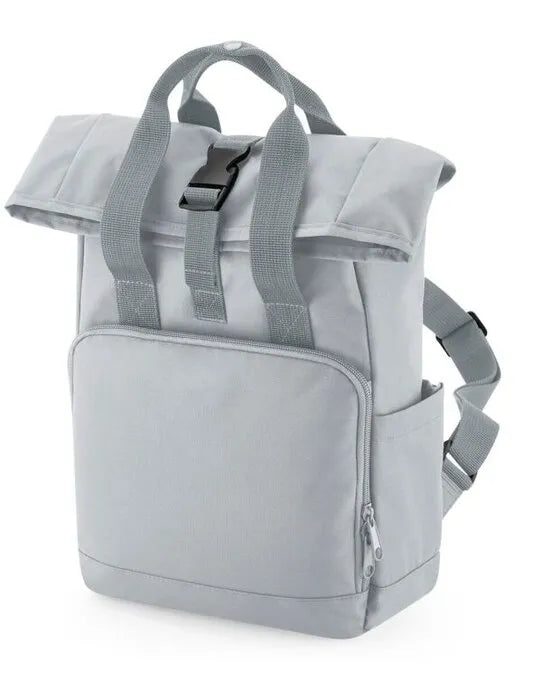 Bagbase Mini Recycled Roll Top Backpack BG118S - - Customisable Bags
