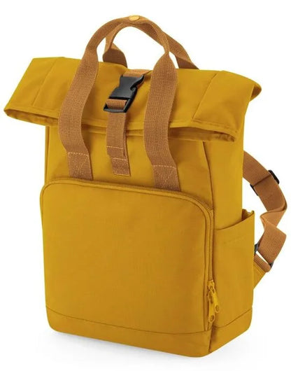 Bagbase Mini Recycled Roll Top Backpack BG118S - - Customisable Bags