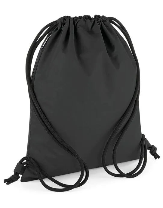 Bagbase Reflective Gymsac BG137 - Black Reflective O S - Customisable Bags