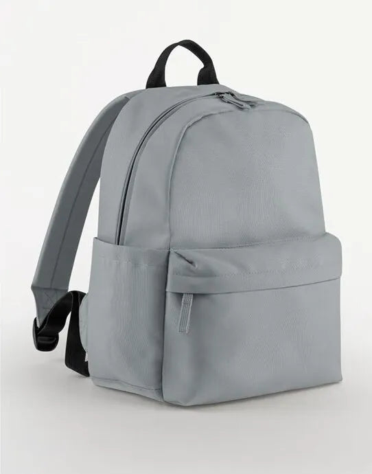 Bagbase Premium Recycled Mini Backpack BG185S - Pure Grey O S - Customisable Bags