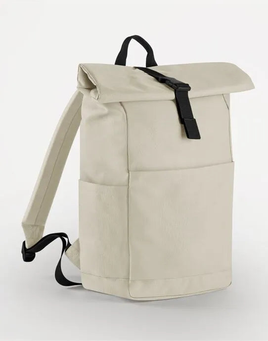 Bagbase Premium Recycled RollTop Backpk BG186 - - Customisable Bags