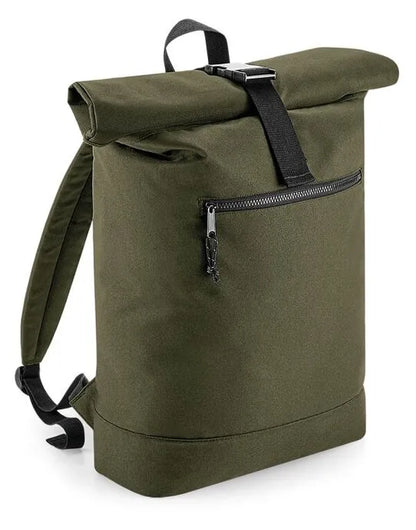 Bagbase Recycled Roll-Top Backpack BG286 - - Customisable Bags