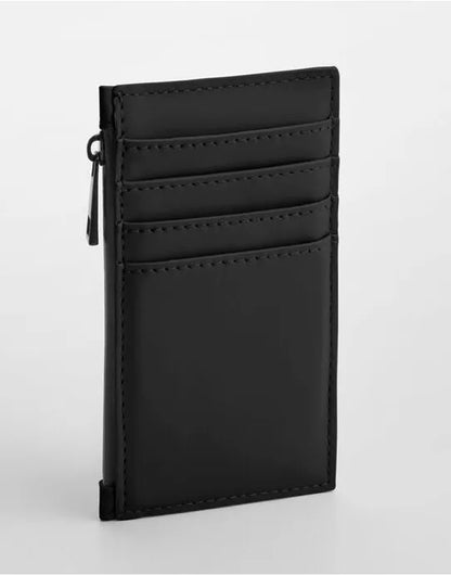 Bagbase Matte PU Card Holder BG326 - Black O S - Customisable Wallets