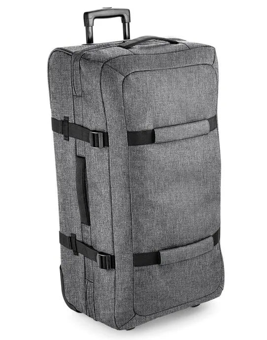 Bagbase Escape Check-In Wheelie BG483 - Grey Marl O S - Customisable Bags