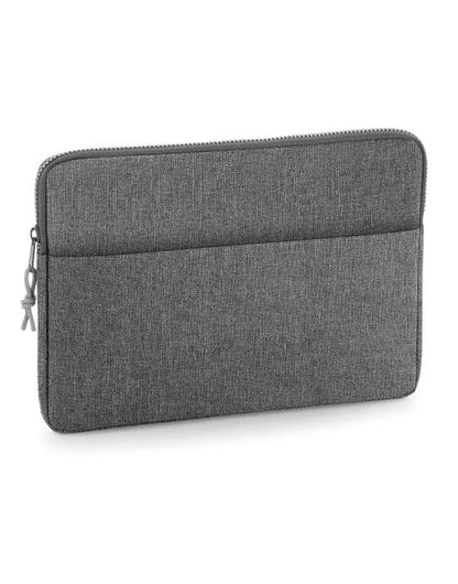 Bagbase Essential 13 Laptop Case bg67 - Grey Marl O S - Customisable Bags