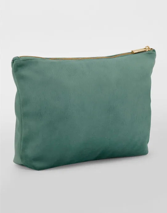 Bagbase Velvet Accessory Bag bg714 - Jade L - Customisable Bags