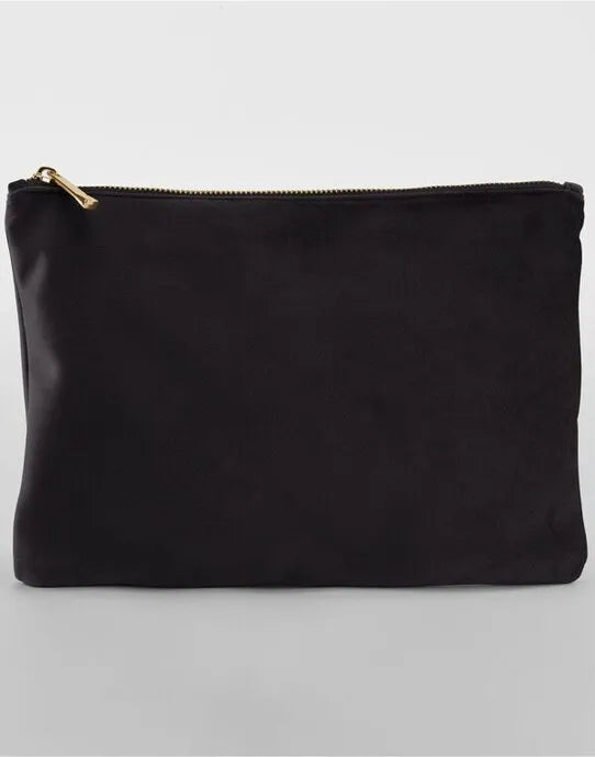 Bagbase Velvet Accessory Pouch bg715 - - Customisable Bags