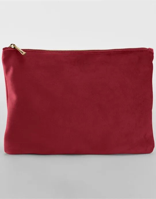 Bagbase Velvet Accessory Pouch bg715 - - Customisable Bags