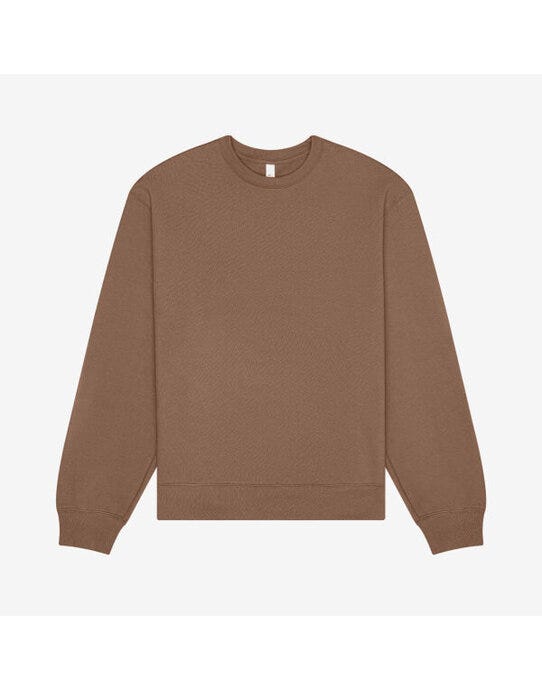 + Canvas Crewneck Heavy Sweat - CA4711 - Vintage Brown - Customisable Sweatshirts