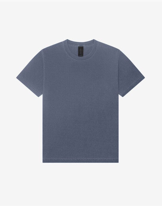Bella + Canvas Unisex Heavy Dry Dye Tee - CA4810GD - Washed Navy - Customisable UNISEX T-SHIRT