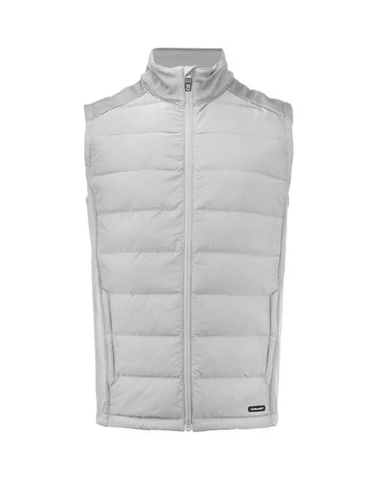 Cutter &amp; Buck - Oak Harbor Vest Men - Silver - Customisable Bodywarmers