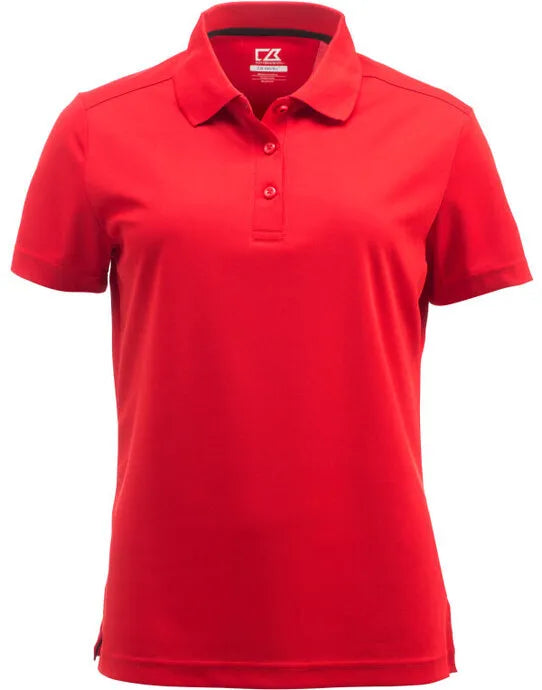 Cutter &amp; Buck - Kelowna Polo Women - Red - Customisable Polo Shirts