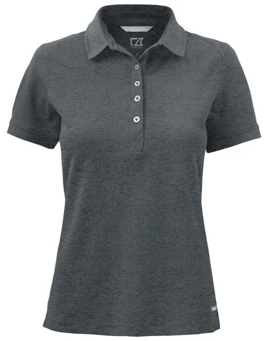 Cutter &amp; Buck - Advantage Polo Women - Anthracite Melange - Customisable Polo Shirts