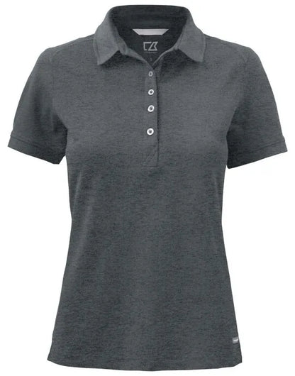 Cutter &amp; Buck - Advantage Polo Women - Anthracite Melange - Customisable Polo Shirts